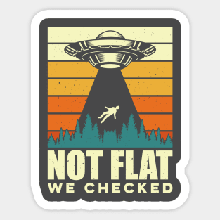 Not Flat we check Sticker